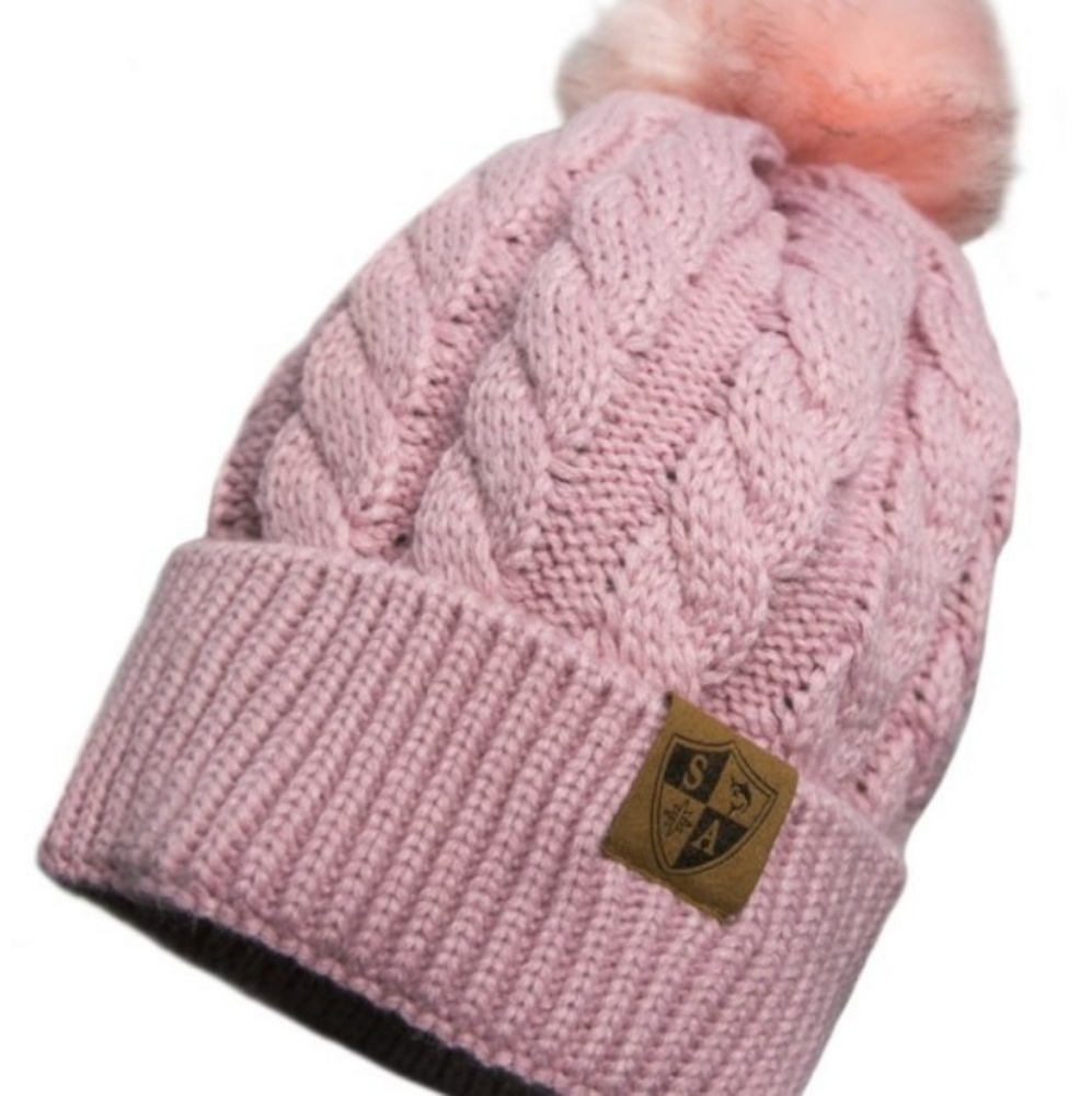 SA ROSE POM BEANIE